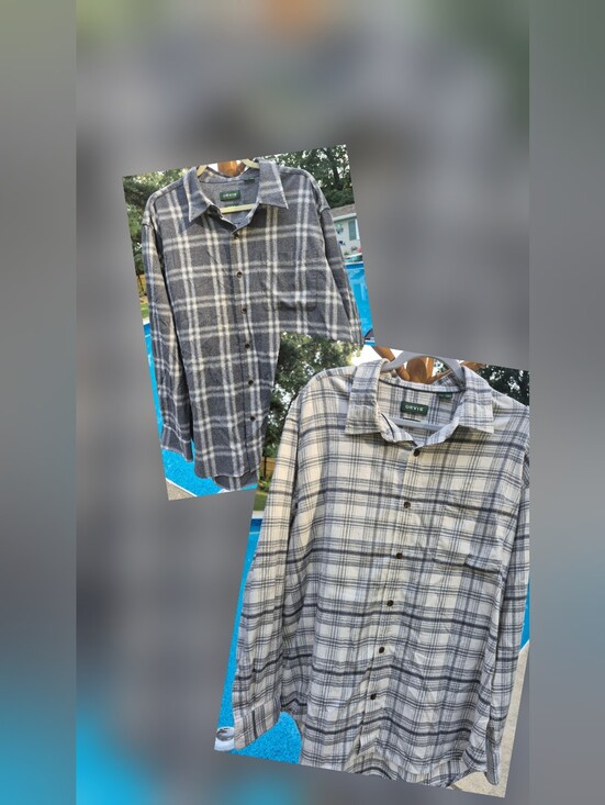 Orvis Other - Set Of 2 Orvis Heavyweight Plaid Flannels Buttons-Down